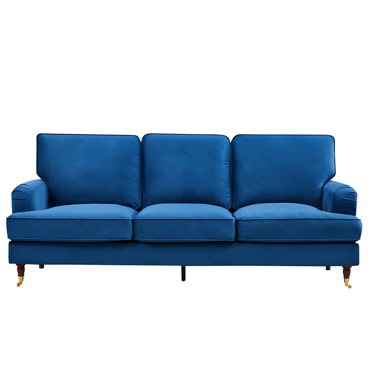 Velvet 3 Seater Sofa 218cm Wide - Kensington Home