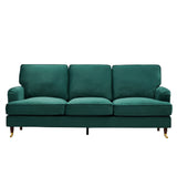 Velvet 3 Seater Sofa 218cm Wide - Kensington Home