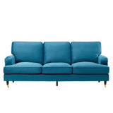 Velvet 3 Seater Sofa 218cm Wide - Kensington Home