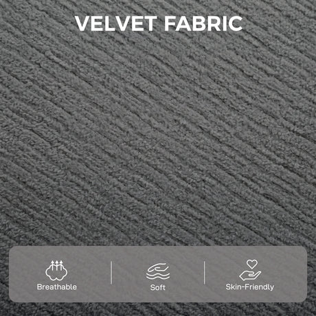 Velvet 3 Seater Sofa 228cm Wide With Lift Up Storage - Velmora