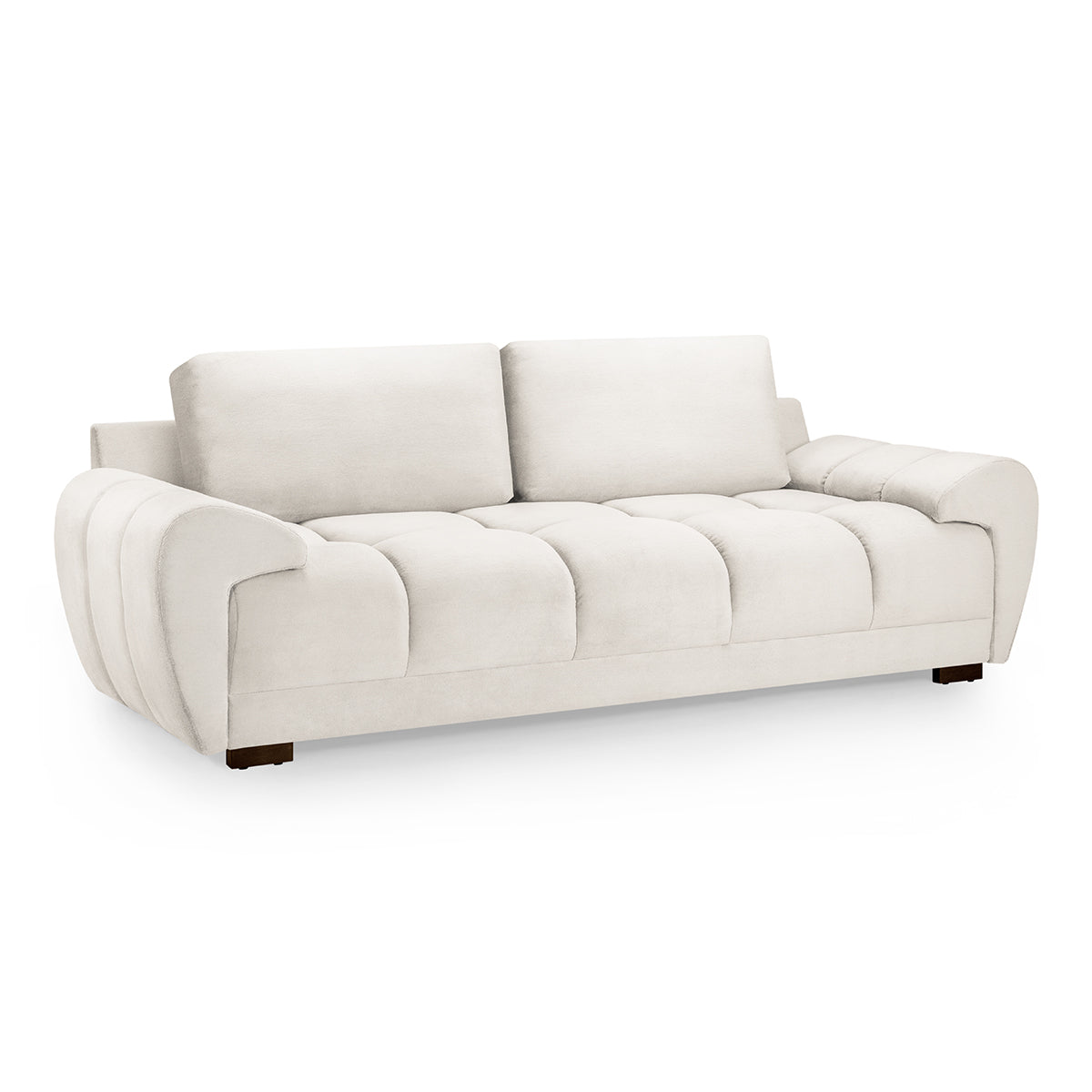 Velvet 3 Seater Sofa - Azzuro