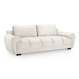 Velvet 3 Seater Sofa - Azzuro