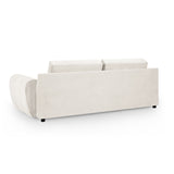 Velvet 3 Seater Sofa - Azzuro