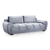 Velvet 3 Seater Sofa - Azzuro
