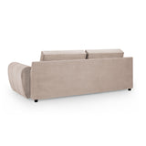 Velvet 3 Seater Sofa - Azzuro