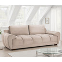 Velvet 3 Seater Sofa - Azzuro