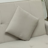 Velvet 3 Seater Sofa Bed 196cm Wide With 2 Pillows - Velmora