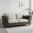 Velvet 3 Seater Sofa Fullback - Bella