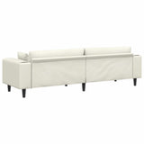 Velvet 4 Seater Sofa With Cushion - Vantage Home