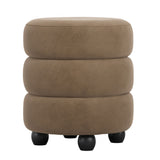 Velvet Pouffe Round - Emi