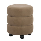 Velvet Pouffe Round - Emi