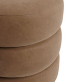 Velvet Pouffe Round - Emi