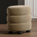 Velvet Pouffe Round - Emi