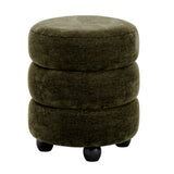 Velvet Pouffe Round - Emi