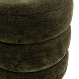 Velvet Pouffe Round - Emi