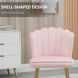Velvet Accent Chair 57cm Wide With Metal Legs in Set Of 2 - Velmora