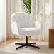 Velvet Accent Chair 64.5cm Wide With Metal Base - Velmora