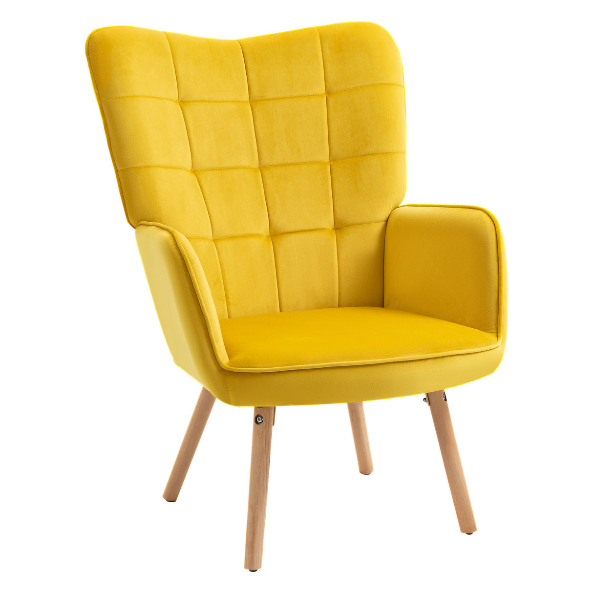 Velvet Accent Chair 71cm Wide - Velmora