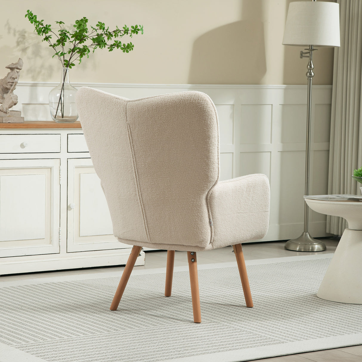 Velvet Accent Chair 71cm Wide - Velmora