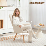 Velvet Accent Chair 71cm Wide - Velmora