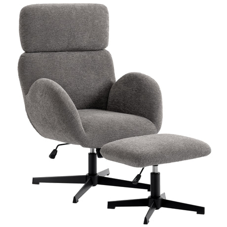 Velvet Accent Chair 71cm Wide With Footstool - Velmora