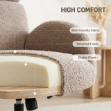 Velvet Accent Chair 71cm Wide With Footstool - Velmora