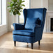 Velvet Accent Chair 75cm Wide - Velmora