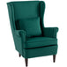 Velvet Accent Chair 75cm Wide - Velmora