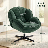 Velvet Accent Chair 76cm Wide - Velmora