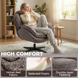 Velvet Accent Chair 76cm Wide - Velmora