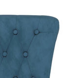 Velvet Accent Chair High Back Button Design - Vantage Home