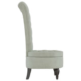 Velvet Accent Chair High Back Button Design - Vantage Home