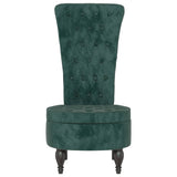 Velvet Accent Chair High Back Button Design - Vantage Home