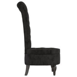 Velvet Accent Chair High Back Button Design - Vantage Home