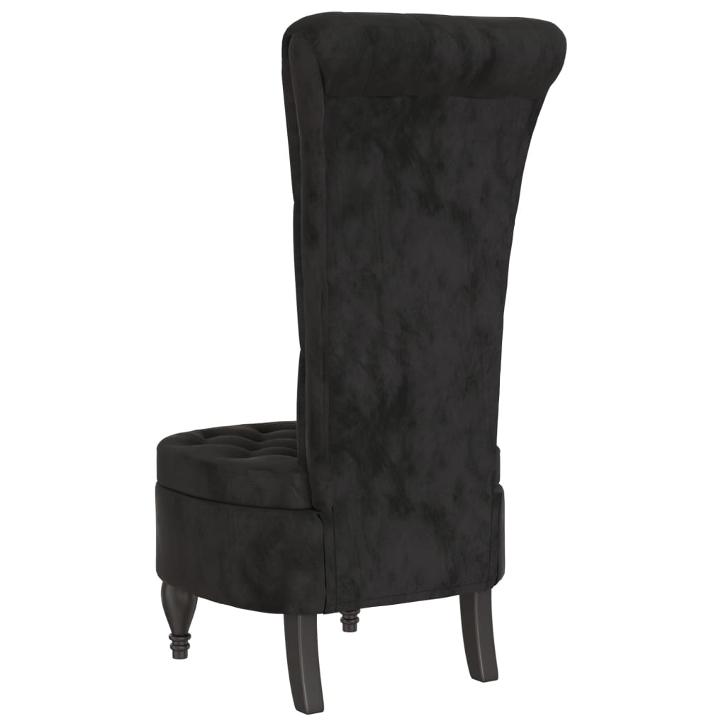 Velvet Accent Chair High Back Button Design - Vantage Home