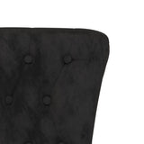 Velvet Accent Chair High Back Button Design - Vantage Home
