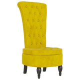 Velvet Accent Chair High Back Button Design - Vantage Home
