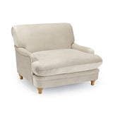 Velvet Accent Chair - Plumpton