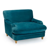 Velvet Accent Chair - Plumpton