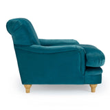 Velvet Accent Chair - Plumpton