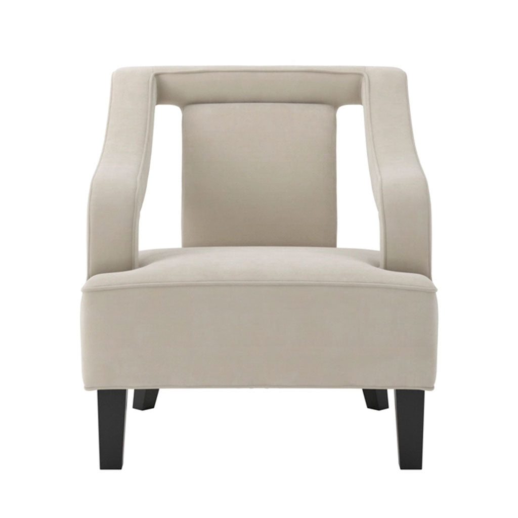 Velvet Accent Chair - Sofia