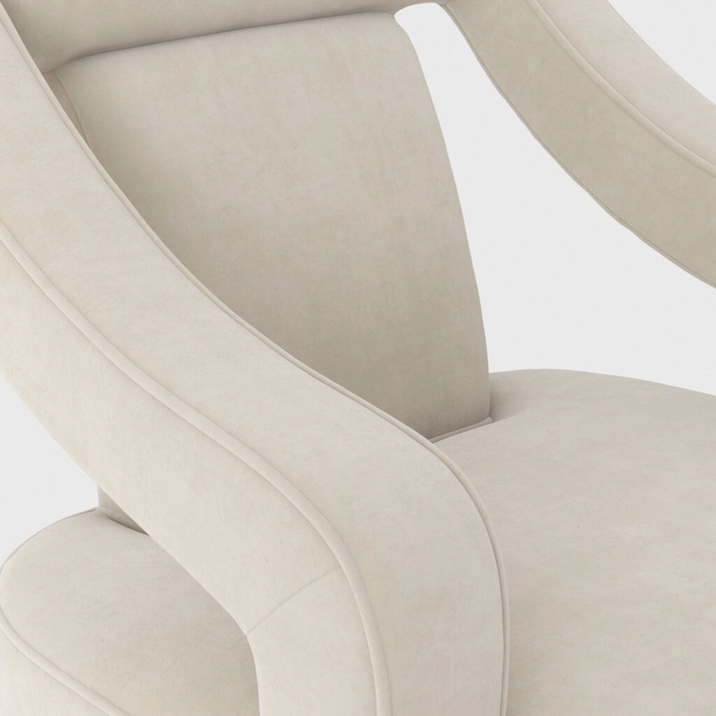 Velvet Accent Chair - Sofia