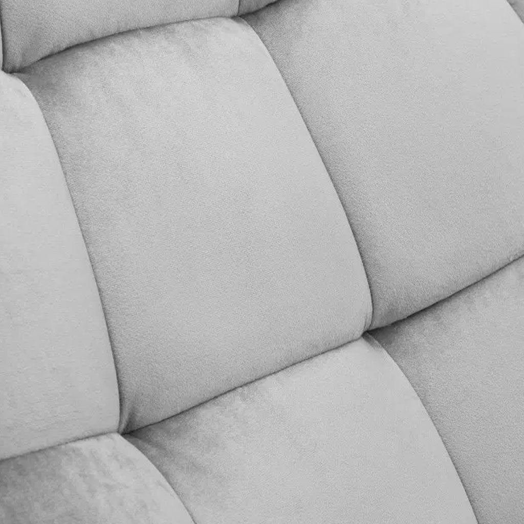 Velvet Accent Chair With Metal Frame - Lucerne