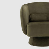 Velvet Armchair 74cm Wide - Rachel