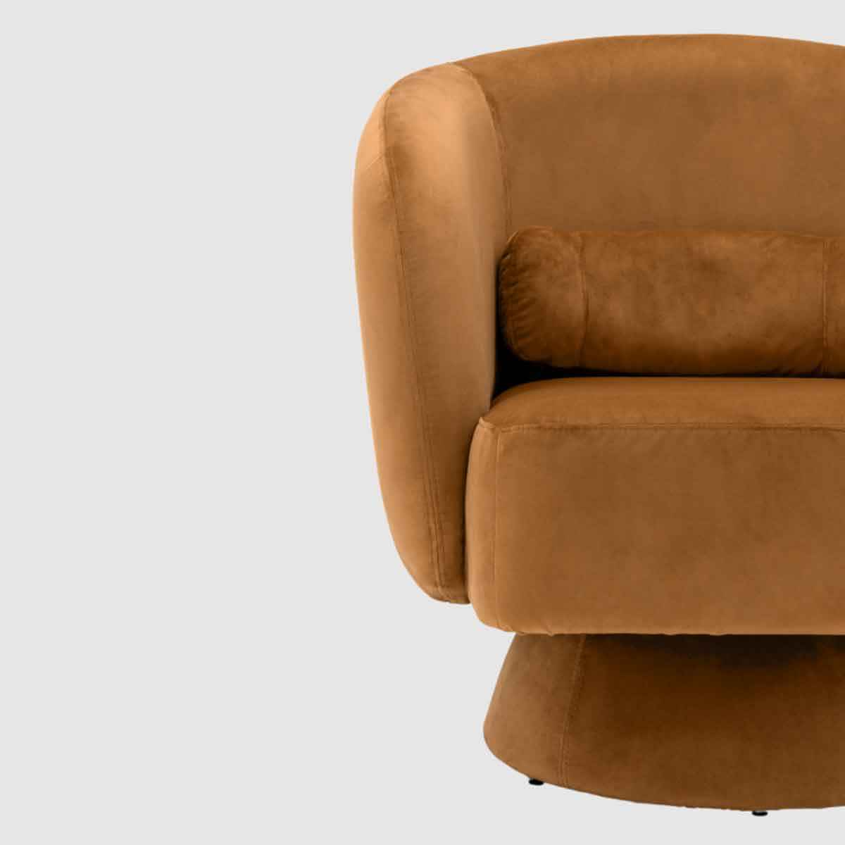 Velvet Armchair 74cm Wide - Rachel
