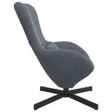 Velvet Armchair With Black Legs - Vantage Home