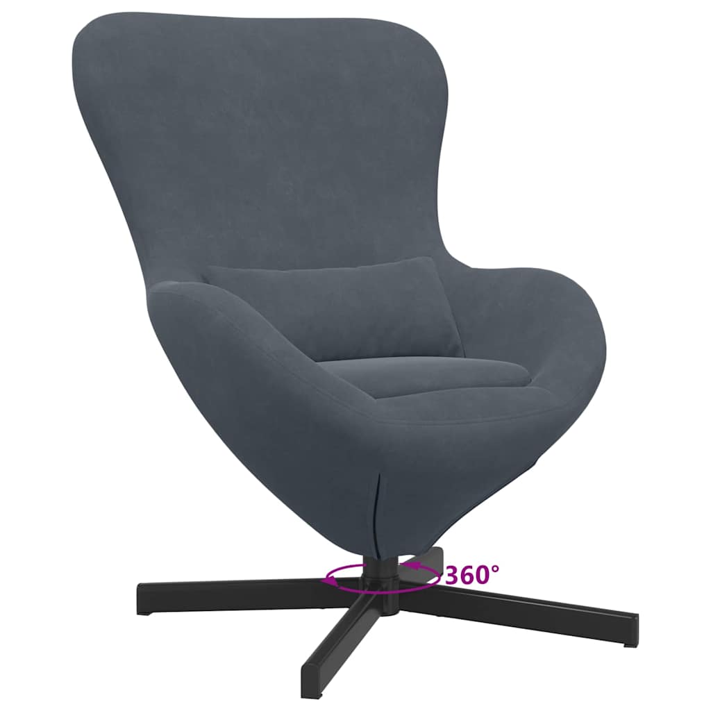 Velvet Armchair With Black Legs - Vantage Home
