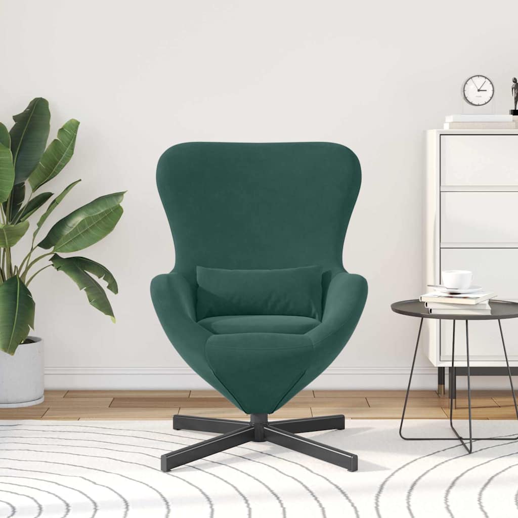 Velvet Armchair With Black Legs - Vantage Home