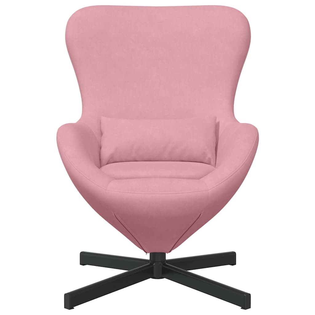 Velvet Armchair With Black Legs - Vantage Home
