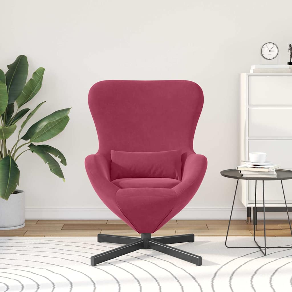 Velvet Armchair With Black Legs - Vantage Home